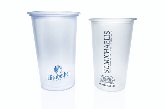Flaschenkühler, SAN transparent mattiert