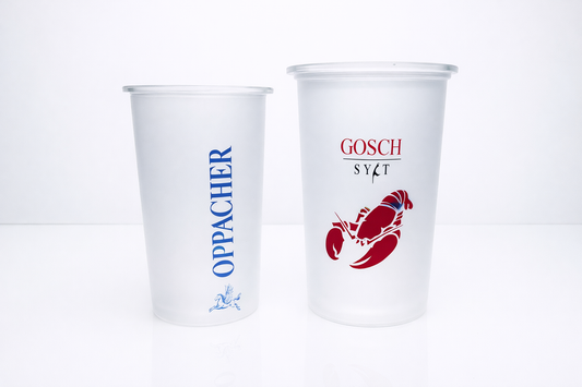 Flaschenkühler,  Acryl gefrostet