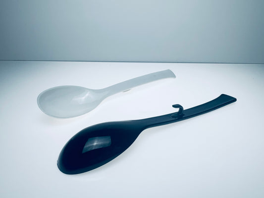 Feinkostlöffel ovale Laffe mit Haken